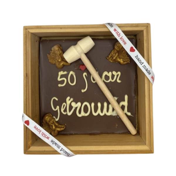 Chocolade geschenk | Getrouwd