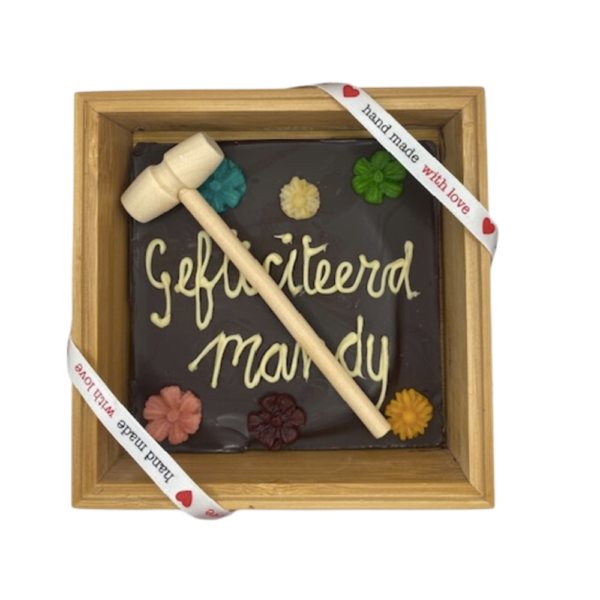 Chocolade geschenk | Gefeliciteerd